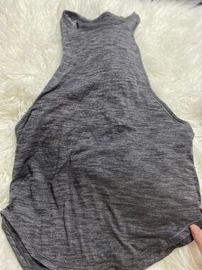 Grey Lululemon Sleeveless muscle Tank Top